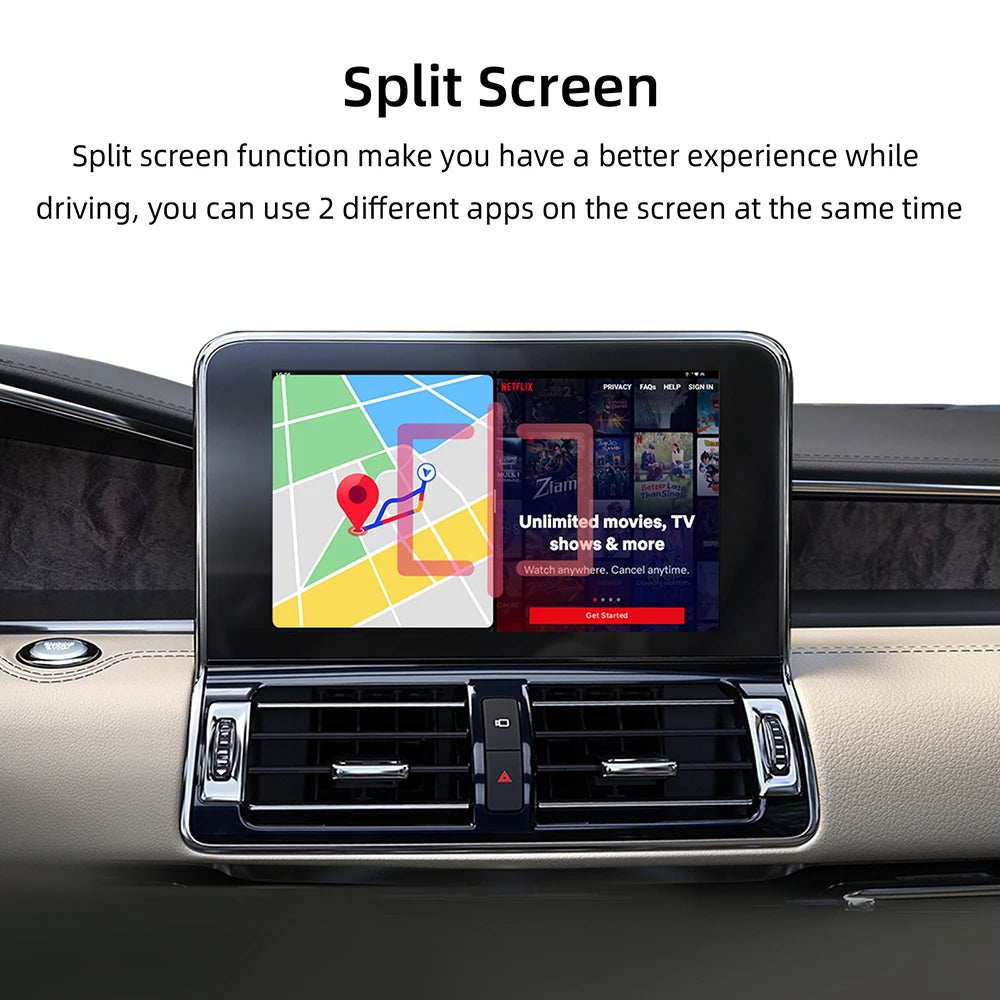 Smart CarPlay AI Box 2026 - Android 13 | Qualcomm Octa-Core | 4G+64GB Wireless Multimedia Adapter