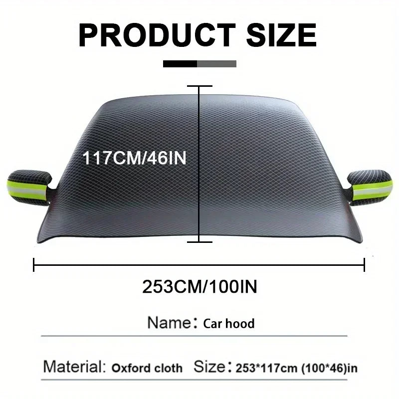 Windshield Cover Car Snow Cover Car Windshield Cover Snow Protector Ice Blocked Front Window Protector Exterior Auto Accessories