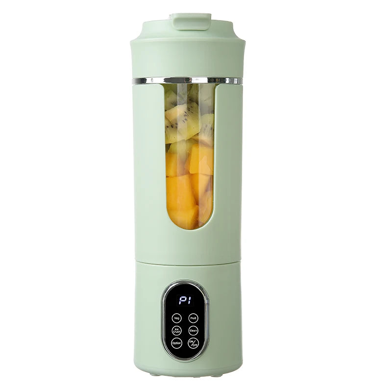 Portable juicer, multifunctional blender, USB charging juice maker, suitable for making smoothies, milkshakes, and fruit juices