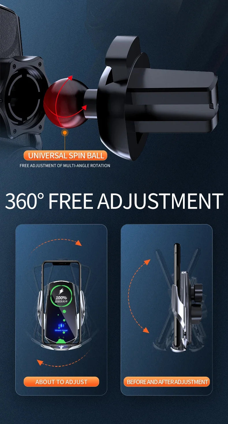 Car Phone Holder For MINI Cooper 2007-2011 2012 2013 R55 R56 R57 Screen Fixed Base Wireless Charging Stand Mobile Phone Mounts