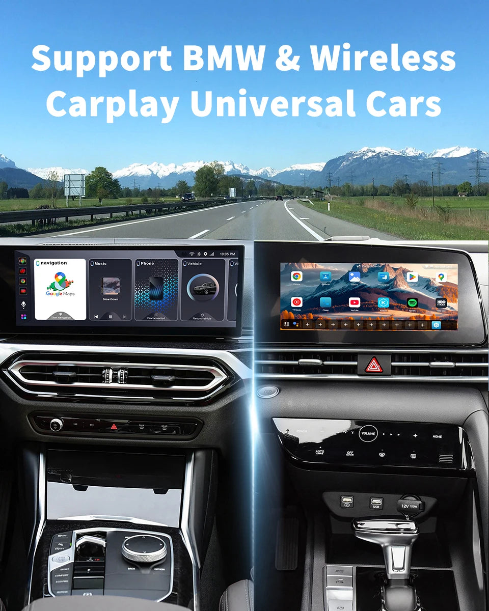 iHeylinkit BW550M Smart Ai Box Android13.0 QCM6125 Wireless CarPlay Adapter Android Auto Support Google Play Video Game Software