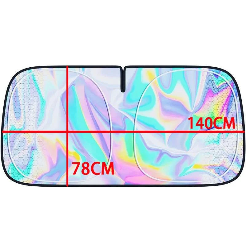 Folding Car Windshield Sun Shade Cover Visor Protector Interior Anti UV Sun Windscreen Parasol Auto Accessories