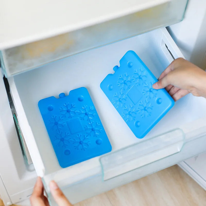 Portable Ice Pack Reusable Freezer Ice Cooling Pack Long-lasting Cooling Water Fill Box FOR Fresh Food Storage Refrigeration