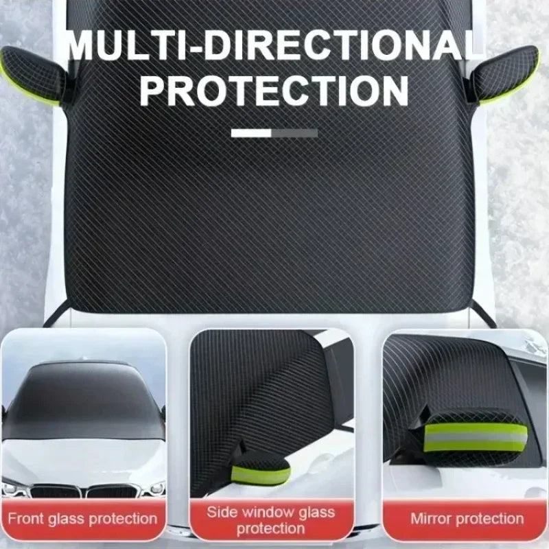 Windshield Cover Car Snow Cover Car Windshield Cover Snow Protector Ice Blocked Front Window Protector Exterior Auto Accessories