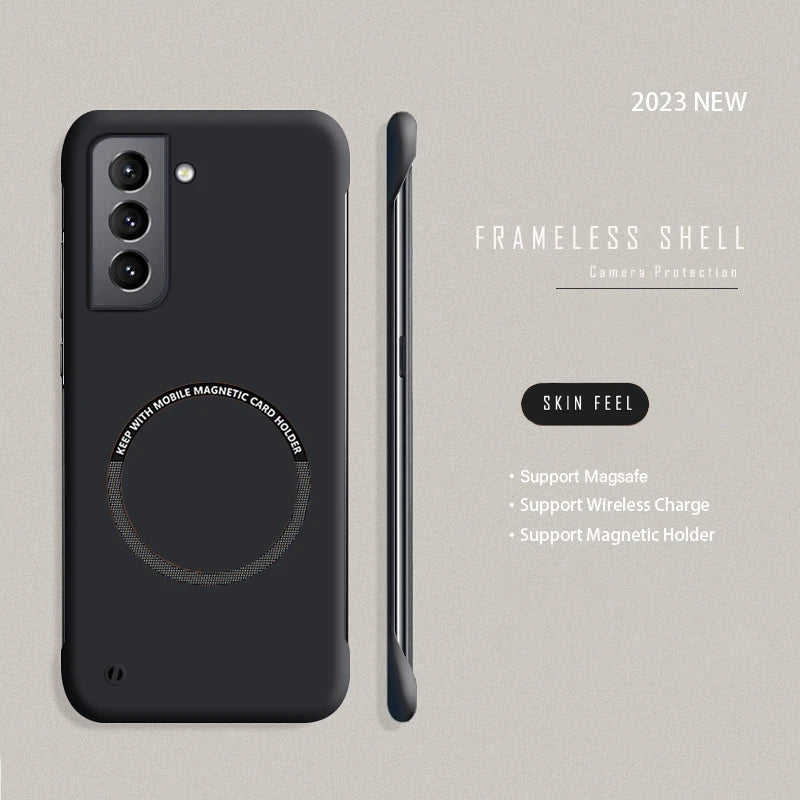 Samsung Galaxy S20-S24 Ultra Slim Frameless Magnetic Case