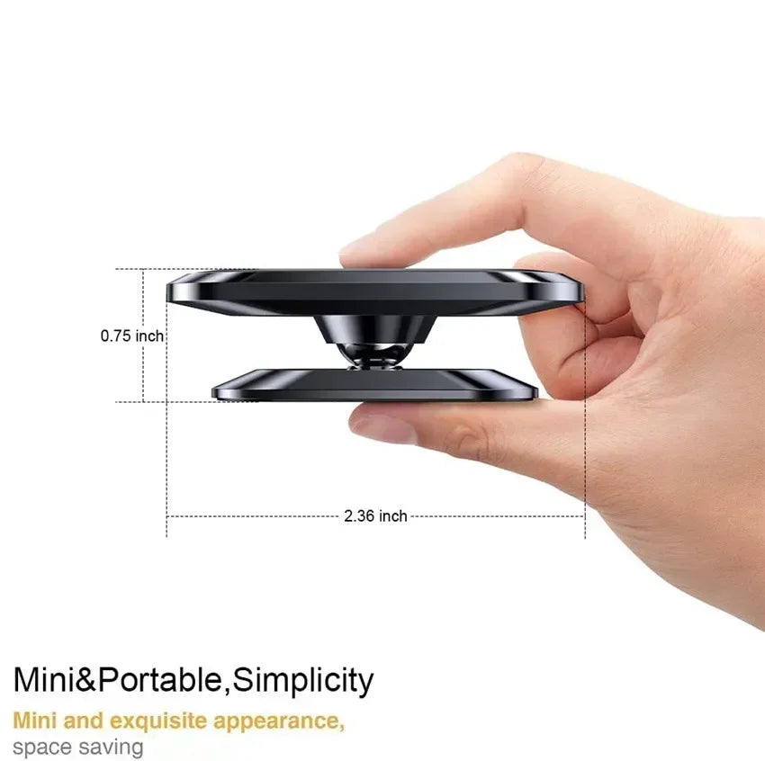 VIKEFON 1080° Rotation Foldable Car Magnetic Phone Holder Universal Air Vent Mount GPS for iPhone Samsung in Car Phone Stand
