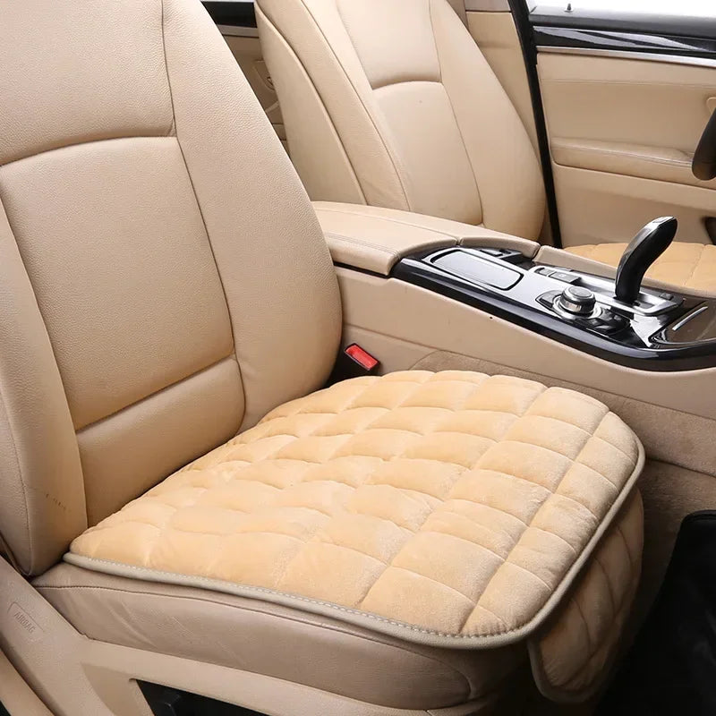 Almofada de Assento de Carro Universal, Capa de Banco Dianteiro de Carro Quente de Inverno, Almofada Respirável Antiderrapante para Carros Camião Carrinha SUV Cadeira de Escritório