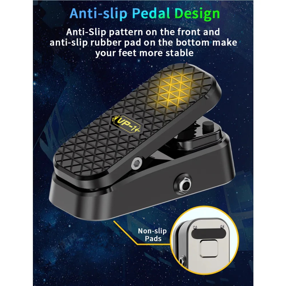 VP-1 Pedal Volume/Expression 2-in-1 Pedal No Power Supply Required Cushioned Feet No Noise Precise Direct Control of Rack