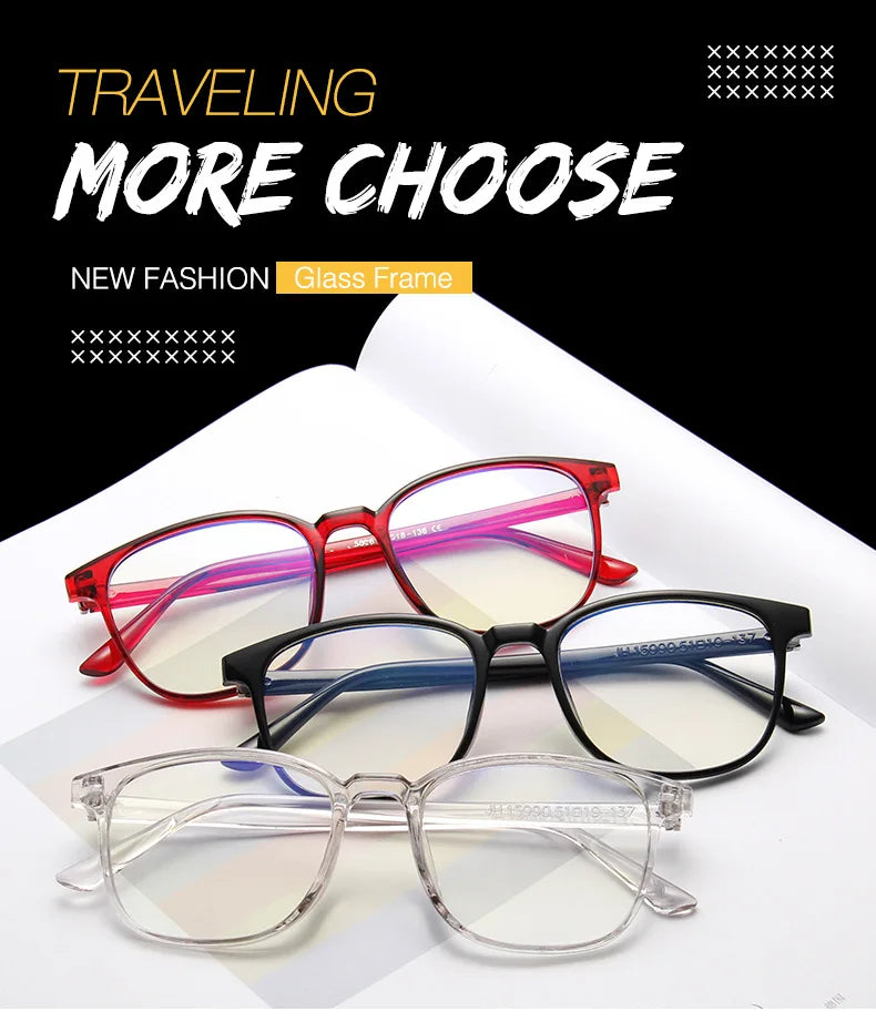 Clearance_Transparent square Computer Glasses pc Frame Women Men Anti Blue Light round Eyewear Blocking Glasses Optical Spectacl