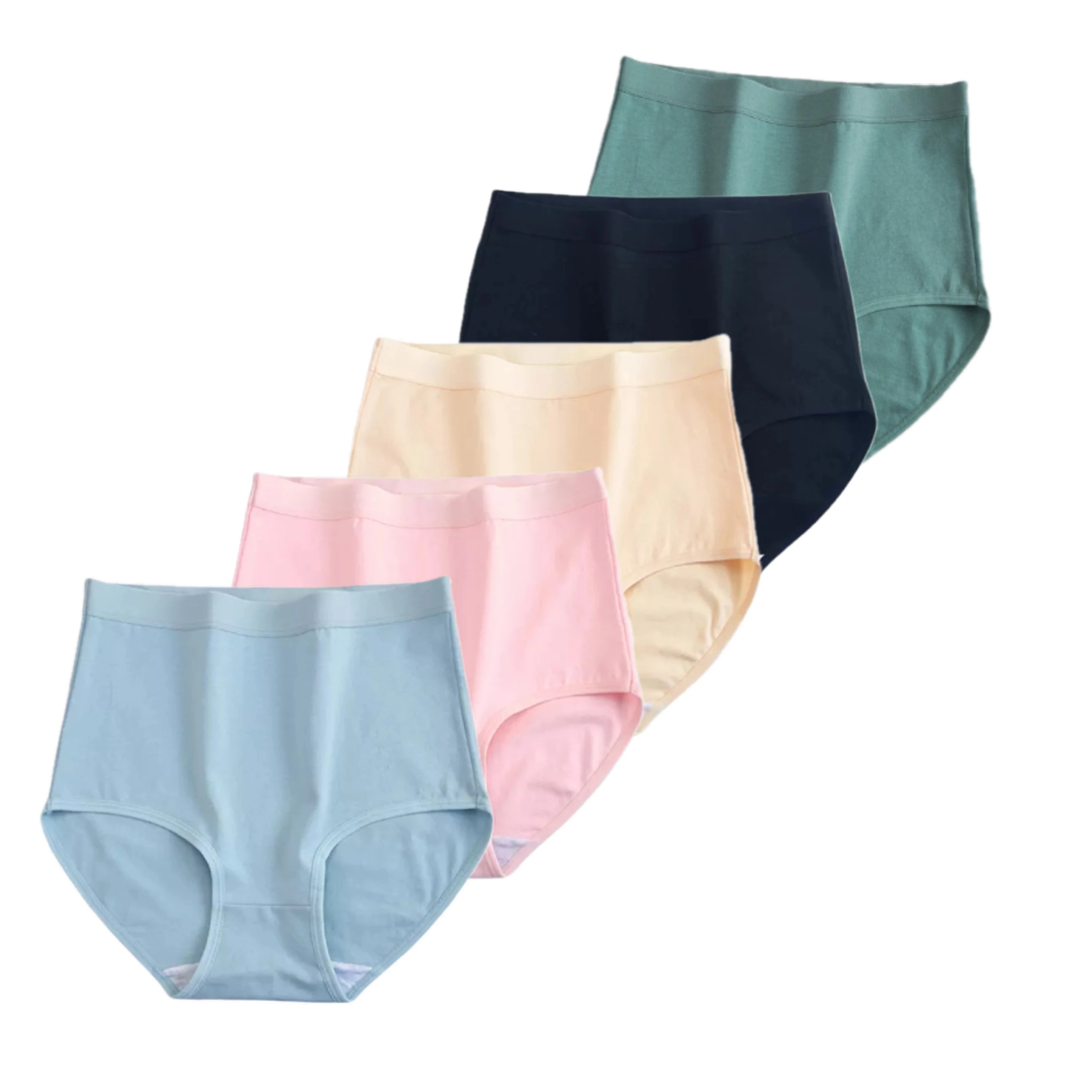 High Waist Seamless No Show Knickers 5-Pack