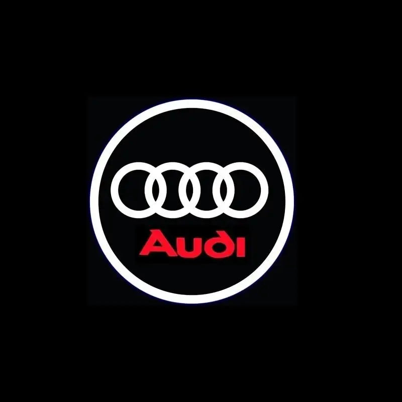 Luz de Boas-Vindas LED para Porta de Carro HD Projetor para Audi A3 A4 B8 8P 8V A6 C7 A5 Q5 B7 B6 B9 SLINE QUTTRO RS SQ5 Q3 Q7 S3 S4 S5 Q5