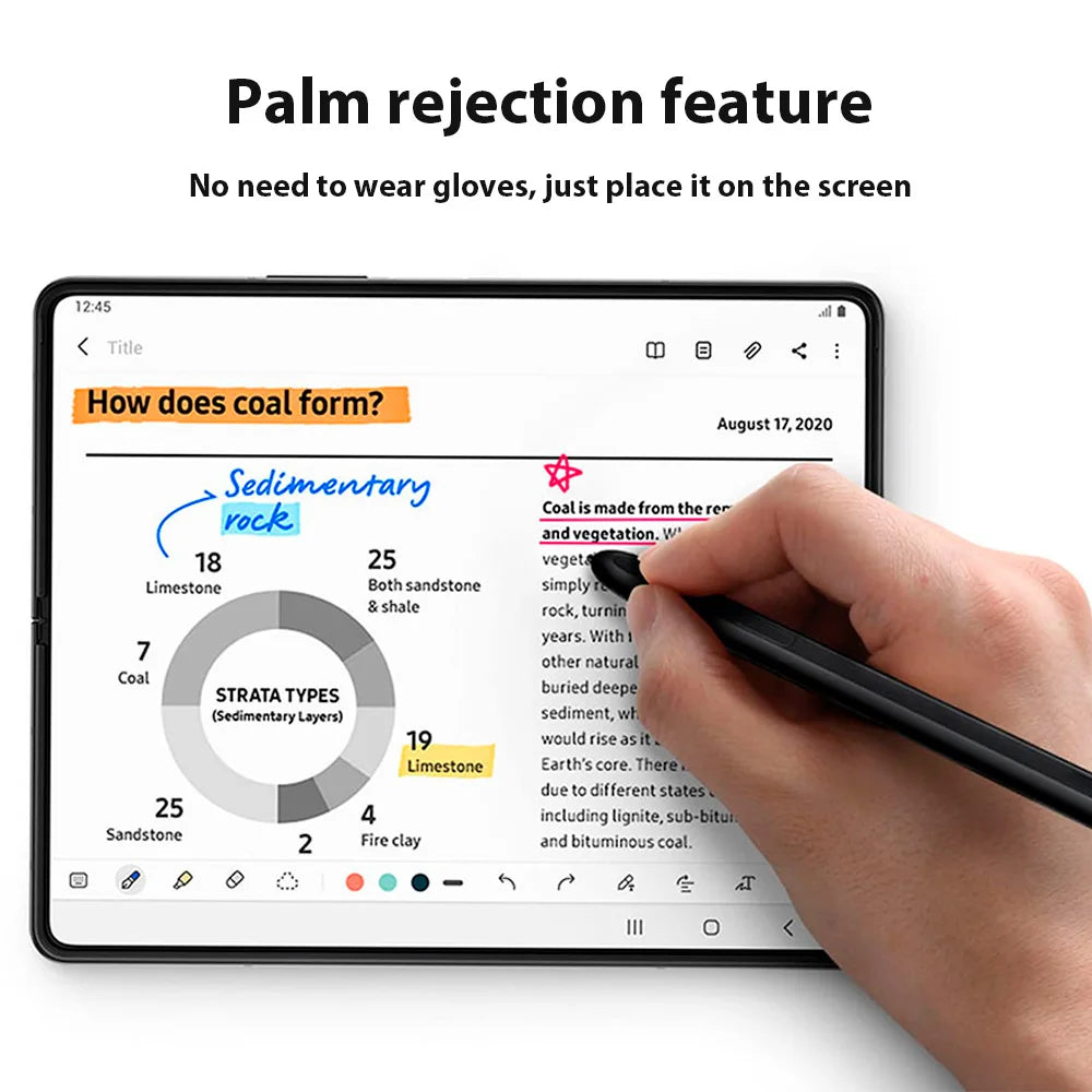 For Samsung Stylus S Pen Tablet Drawing Stylus Wireless Connectivity Touch Pen for Tab S6 Lite S7FE S7 S7 Plus S8 S9 S9FE Pencil