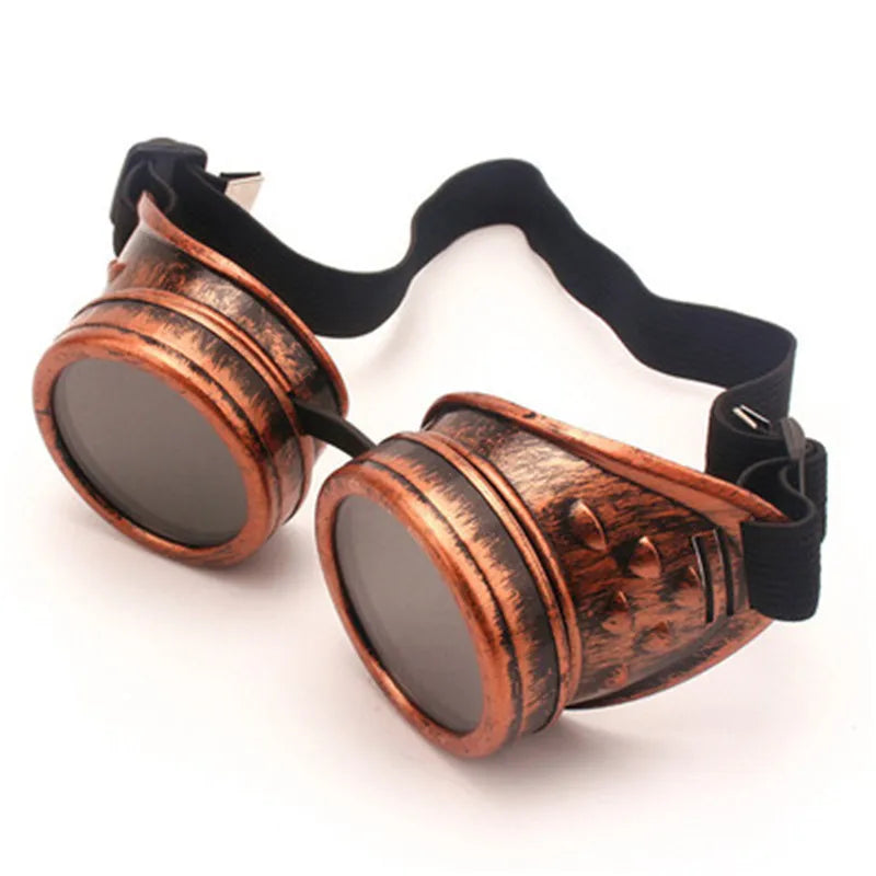 2021 Nova Chegada da Moda Óculos de Sol Estilo Vintage Steampunk Óculos de Soldar Punk Óculos Cosplay Marca Designer Lente Cinco Cores