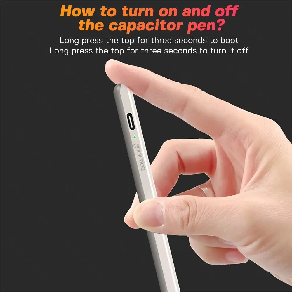 For iPad Pencil Apple Pen Stylus for Apple Pencil 2 1 for iPad Pro 2024 Air 4 5 2021 Pro 11 12.9 2018-2022 10.2 Mini 5 Touch Pen