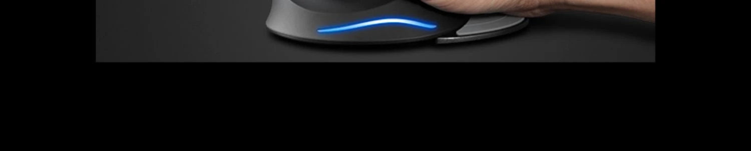Zelotes F-17 Grip Mouse Vertical 2.4G Wireless Mouse 3-Speed DPI Adjustment Computer Laptop Gaming Mouse