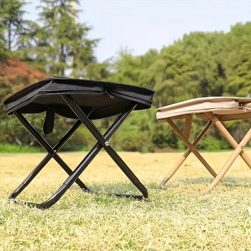 Portable Lightweight Folding Stool Compact Camping Chair Outdoor