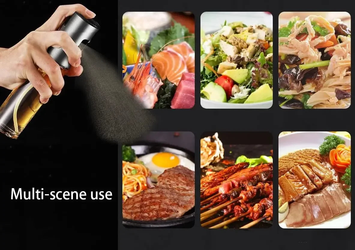 Professional 2-in-1 Atomised Oil Spray and Pour Bottle