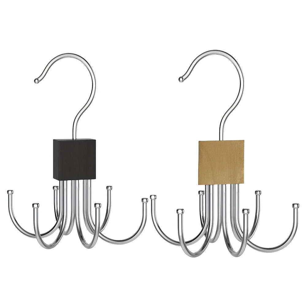 360° Rotating Stainless Steel Six-Claw Belt and Accessory Hanger