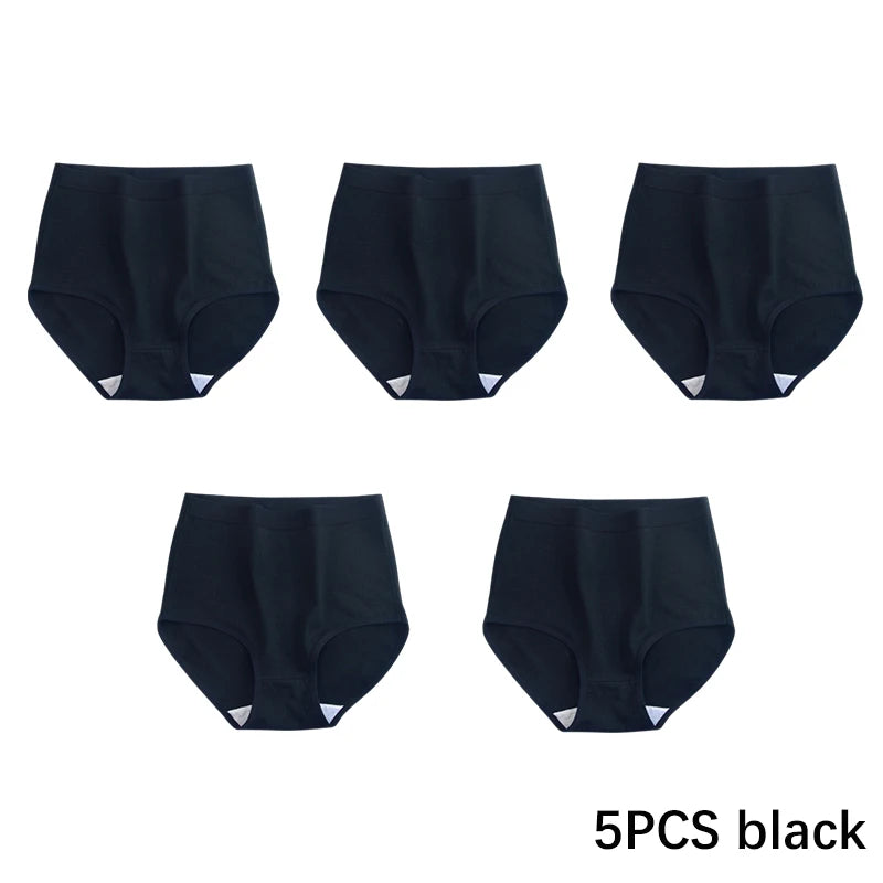 Multicolor Seamless No Show High Waist Knickers 5-Pack