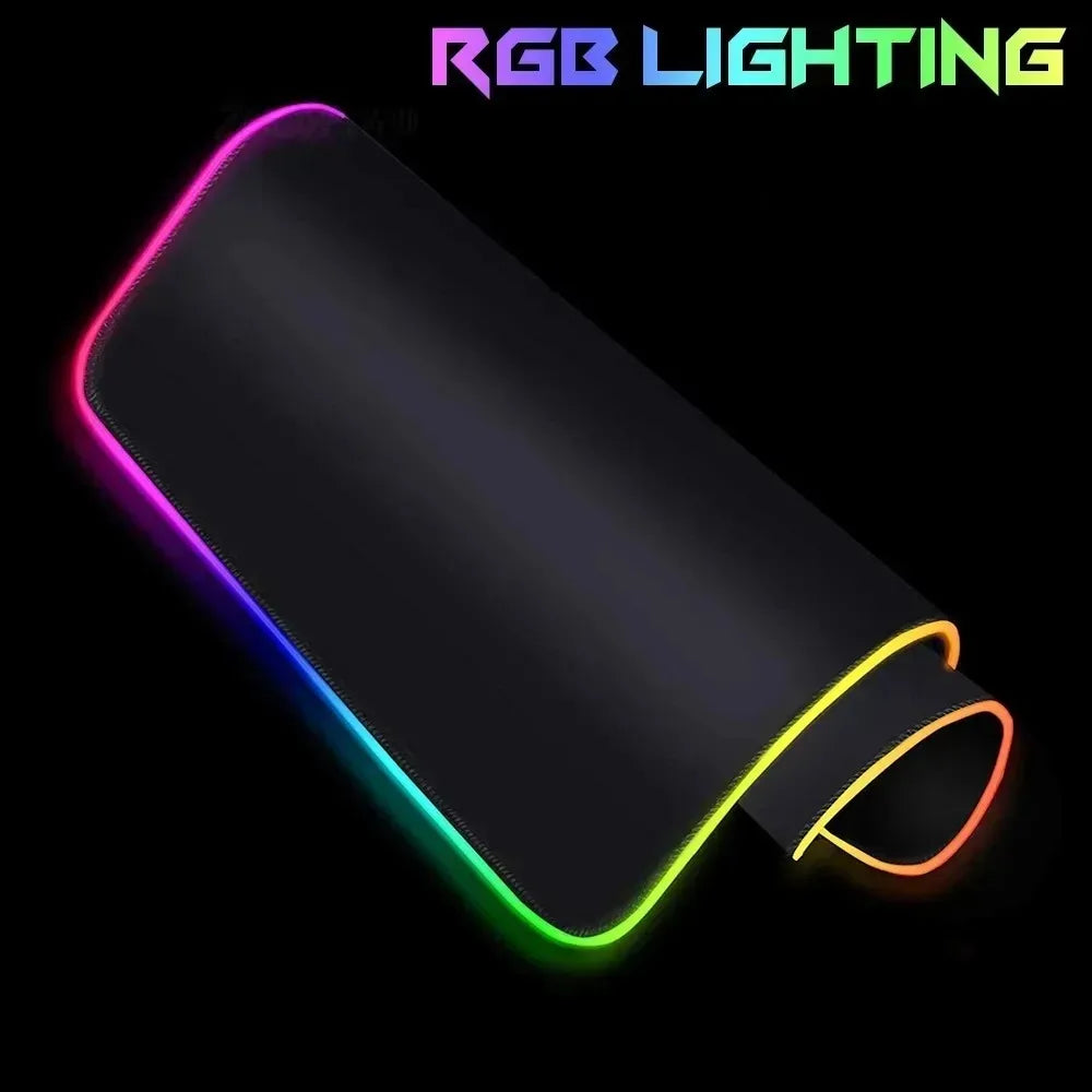 Futuristic Gaming RGB Mouse Pad Sports Car Mouse Pads 400X900MM Offices Accessories Gamer Luminous Mousepad LED HD Print Deskmat