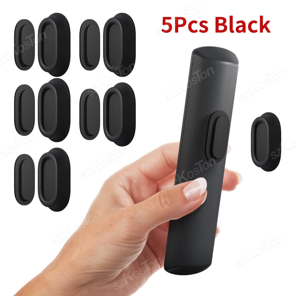 Magnetic Remote Control Holder Self-Adhesive Wall Mounted Storage Bracket for Remote Controls Household Goods Organizers Storage