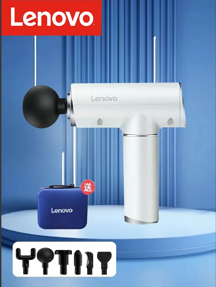 Original Lenovo Professional Grade Fascia Gun N2 N3 Series Muscle Relaxation Massager LED Touch Screen 6-8Massage Head Gifts