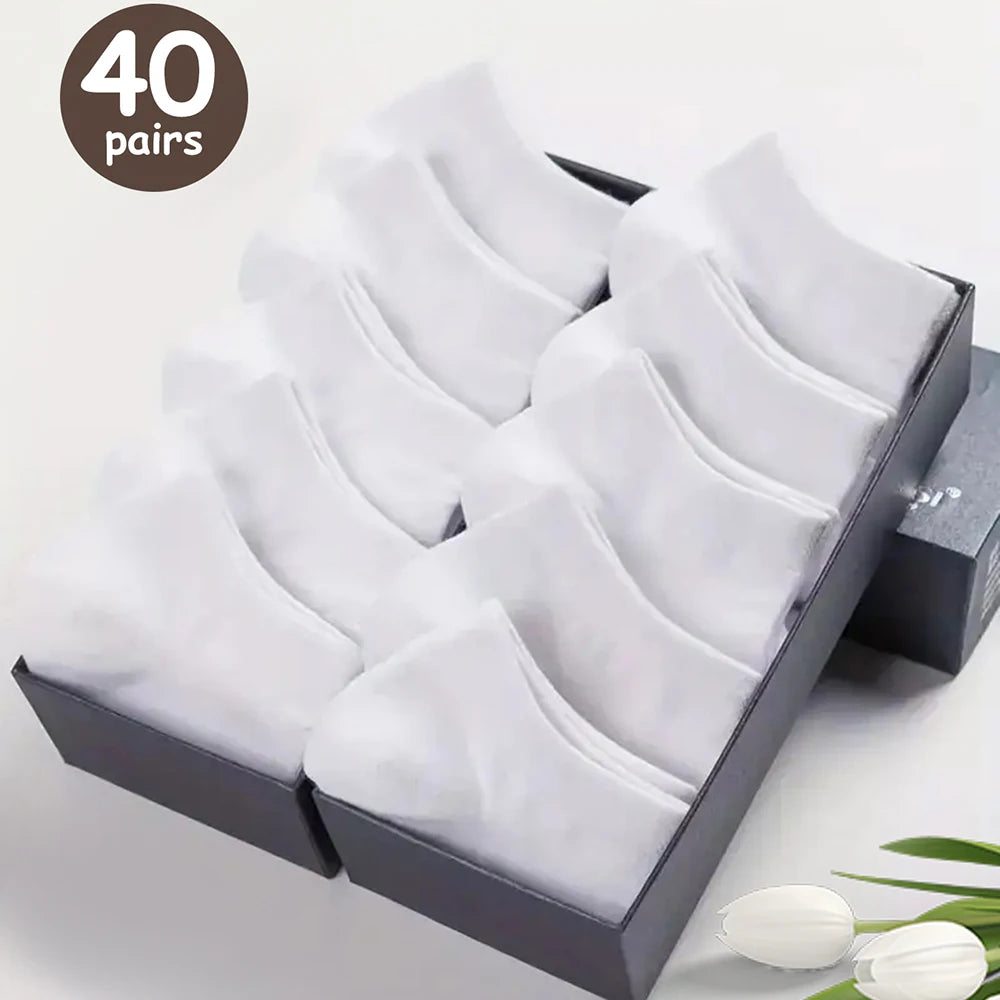 Unisex Breathable Bamboo Low-Cut Deodorant Ankle Socks