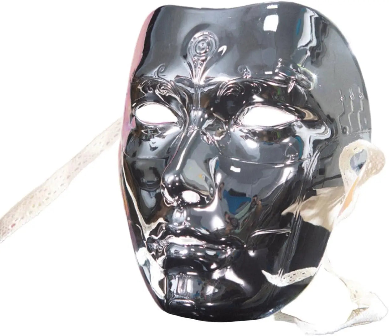 Beautiful Woman Mask Full Face Chinese Ancient Style DIY Hand-painted Decor for Masquerade Party Props Hanfu Costume Accessories
