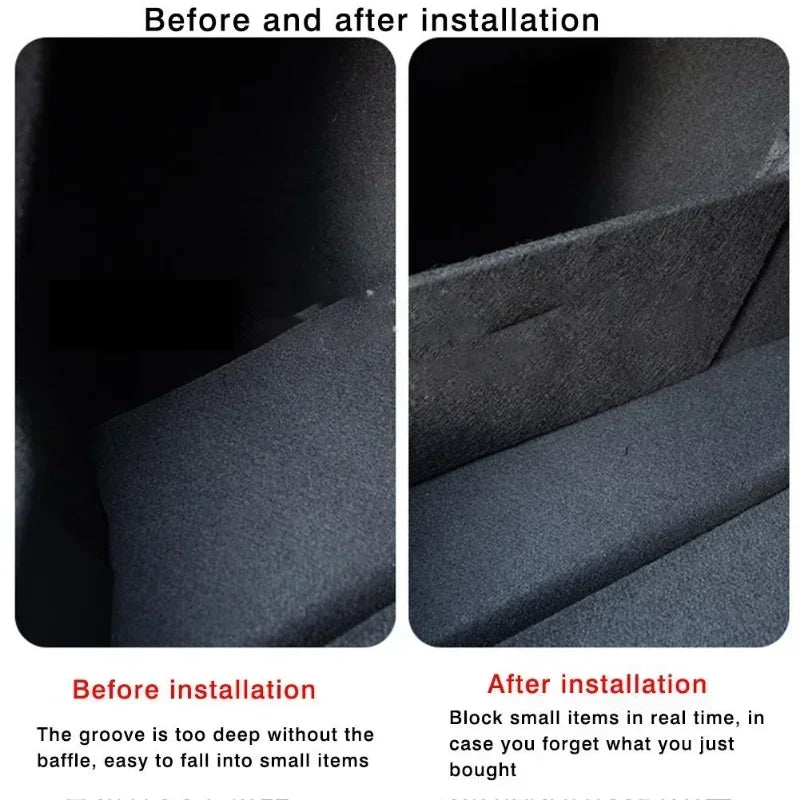 Tesla Model 3 Highland Side Trunk Storage Partitions
