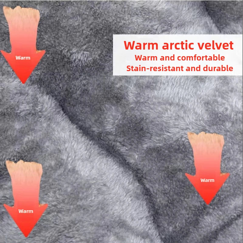 Large Reversible Thermal Dog Bed Mat - Winter Warming Pad