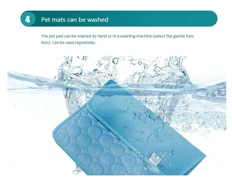 Premium Breathable Cooling Pet Mat for Summer Comfort