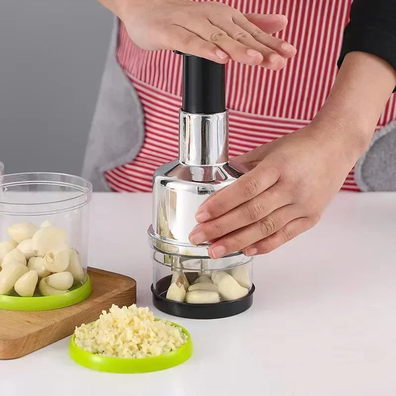 Precision-Blade Manual Vegetable Dicer and Mincer