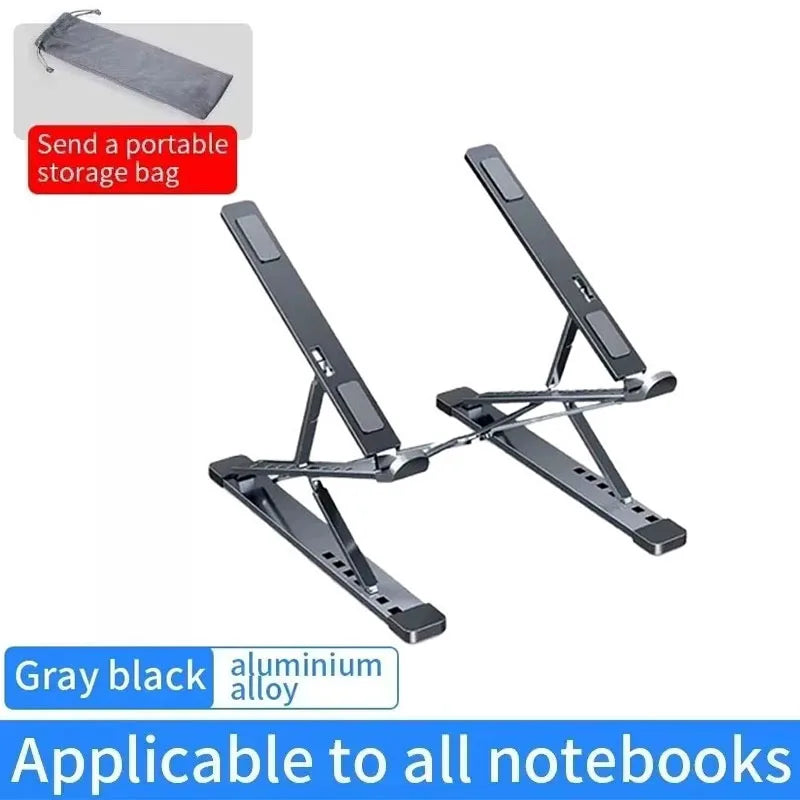 Laptop Stand For Macbook Folding Adjustable Aluminum Computer Pc Tablet Stand Notebook Tablelaptop Holder Heat Dissipation