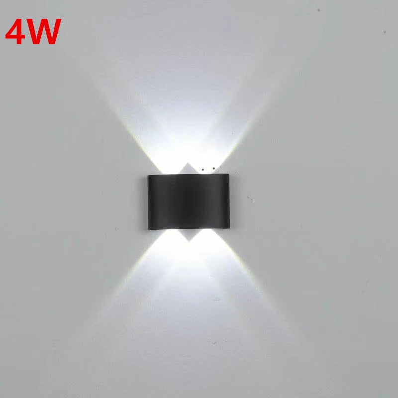 LED Wall Light Waterproof Outdoor Indoor Lighting IP65 AC86-265V 2w 4w for Garden Stair Night Light