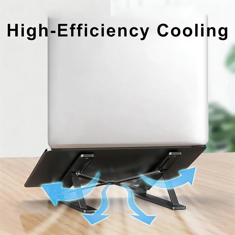 Laptop Stand For Macbook Folding Adjustable Aluminum Computer Pc Tablet Stand Notebook Tablelaptop Holder Heat Dissipation