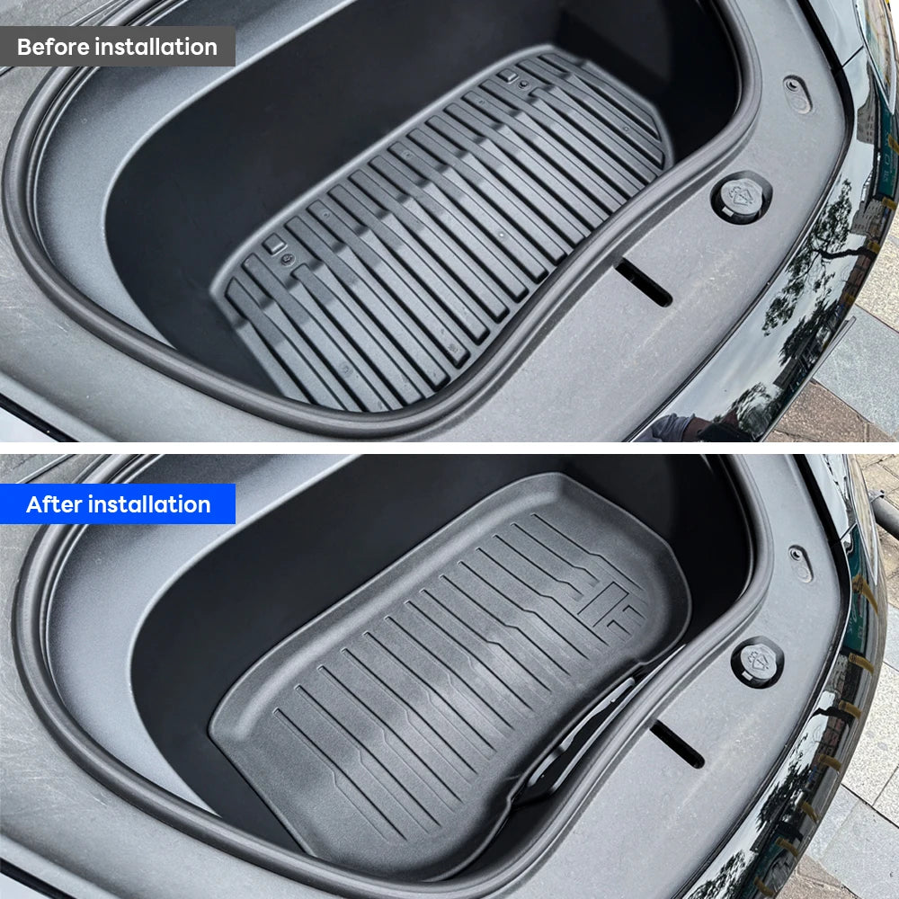 Tesla Model 3 Highland 2024-Present TPE Waterproof Trunk Mat Set