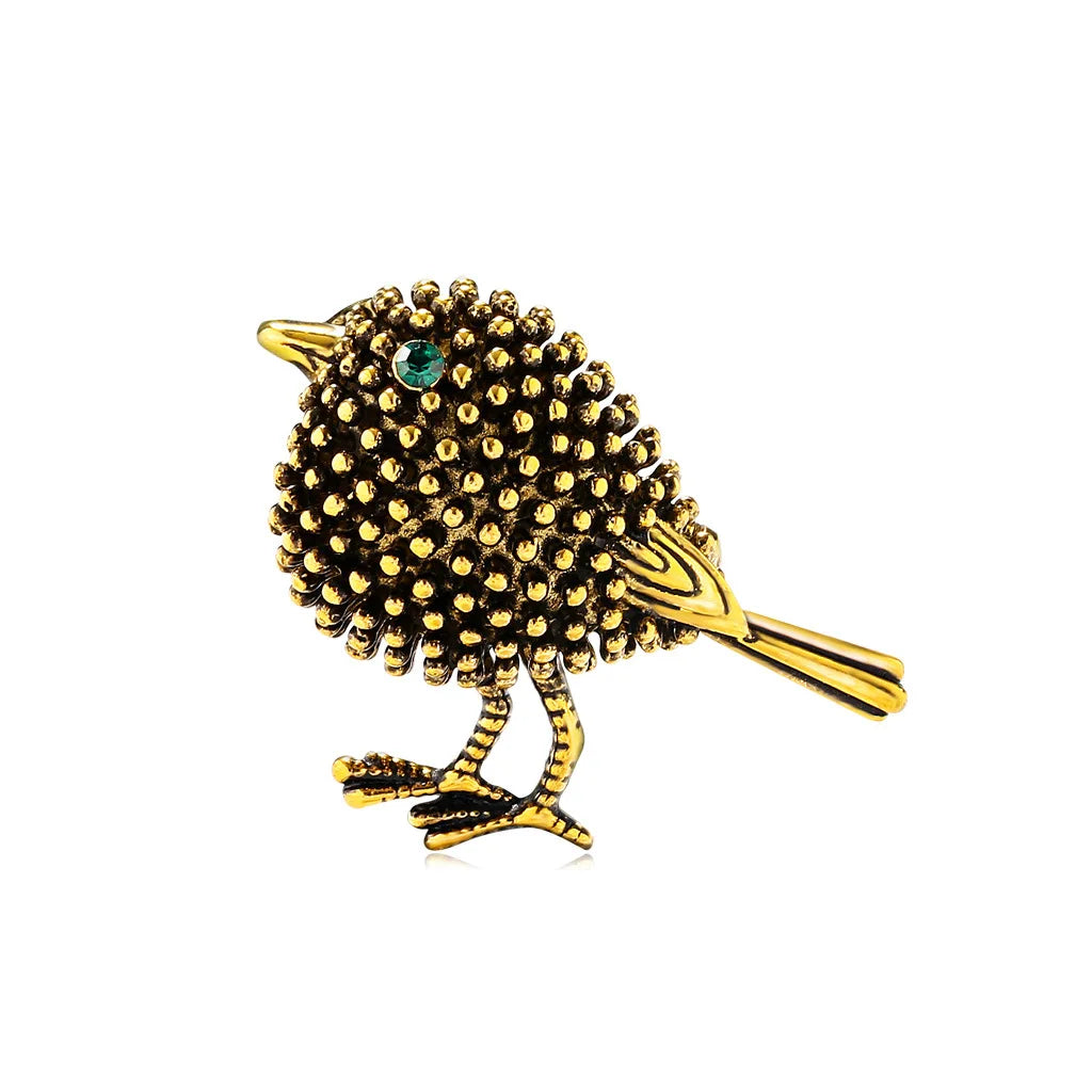 Crystal Bird Animal Brooch Rhinestone Fashion Pin