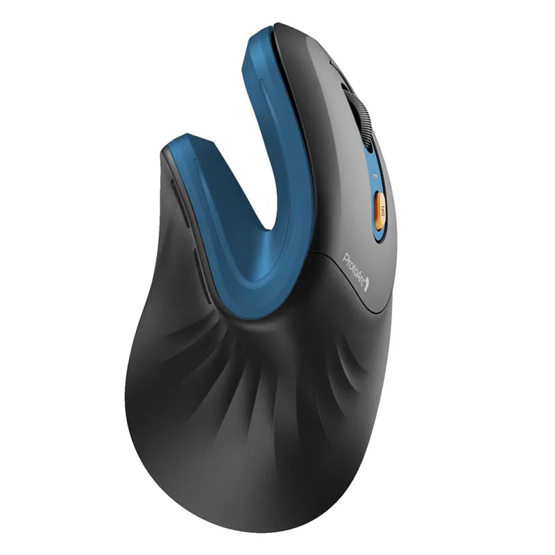 ProtoArc Ergonomic Mouse, EM11 NL Bluetooth Rechargeable Wireless Vertical Mouse 3 Multi-Device Connectivity for Computer/PC