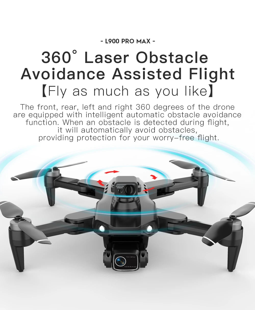 L900 Pro SE Max 4K GPS Drone – Brushless Motor & Professional Aerial Photography