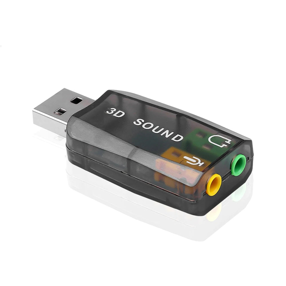 New External Usb To 3.5mm Mic Headphone Jack Stereo Headset 3d Sound Card Audio Adapter New Speaker Interface For Laptop