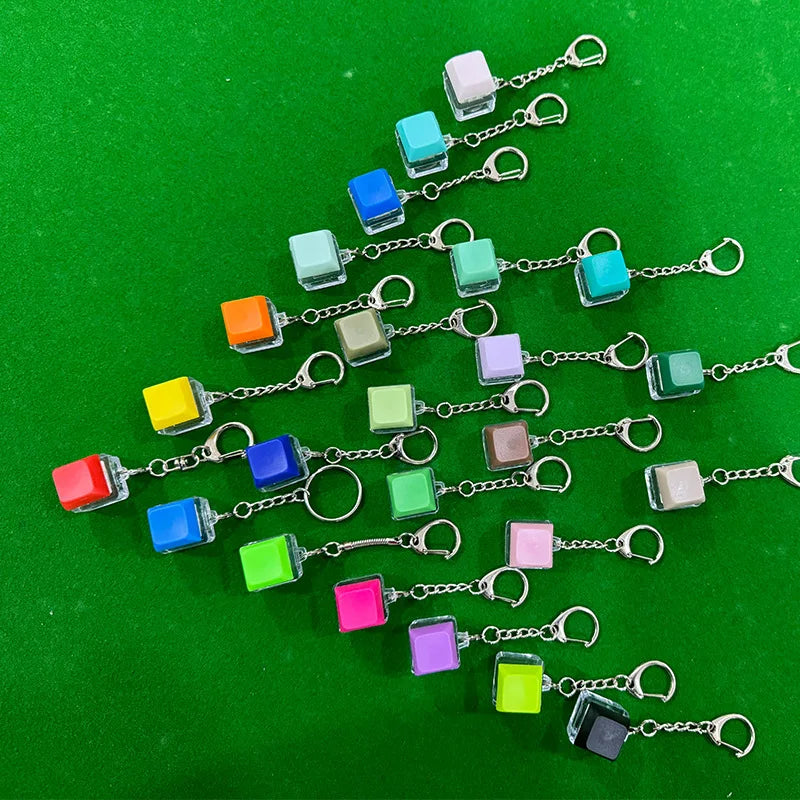 Personality Computer Multi Color Mechanical Keyboard Pendant Button Stress Press Finger Boring Key Chain Toy Gift