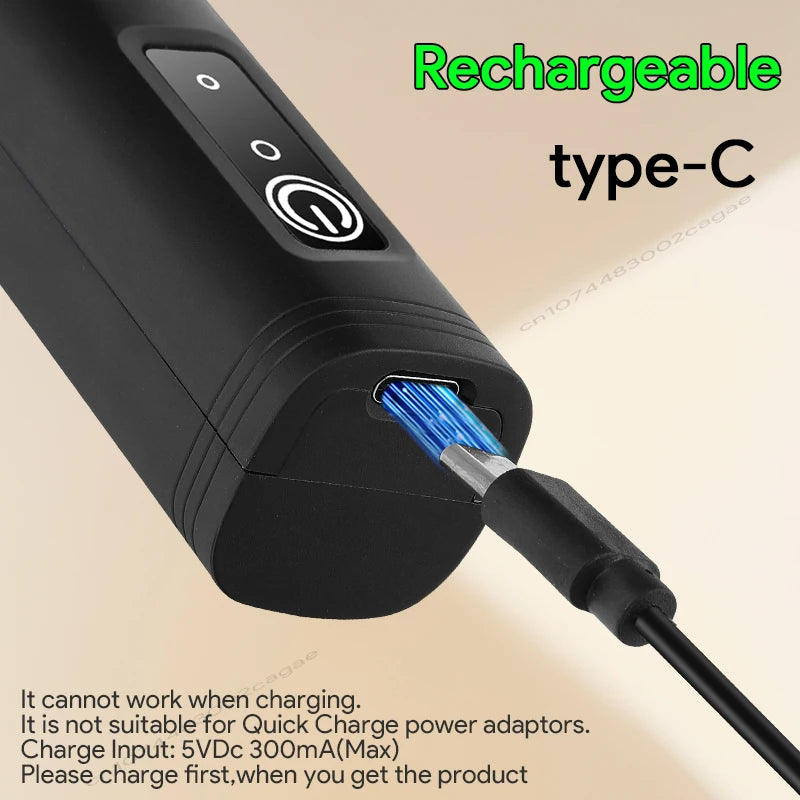 USB Rechargeable 3-Speed Handheld Milk Frother and Whisk