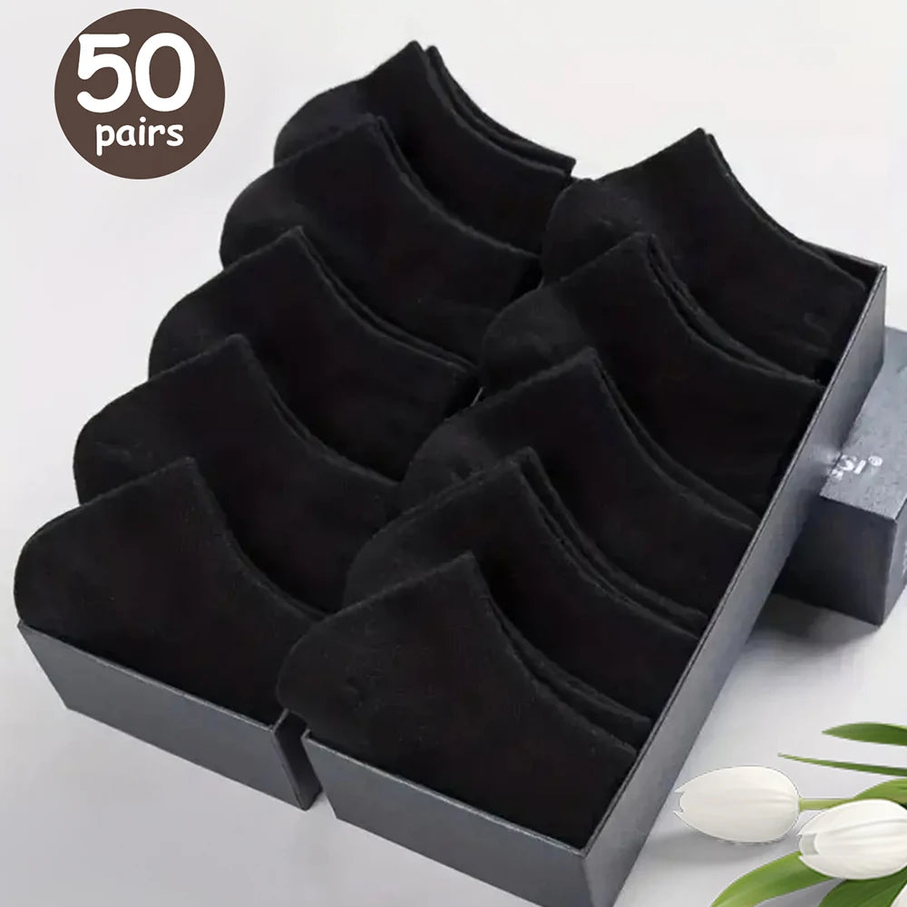 Unisex Breathable Bamboo Low-Cut Deodorant Ankle Socks
