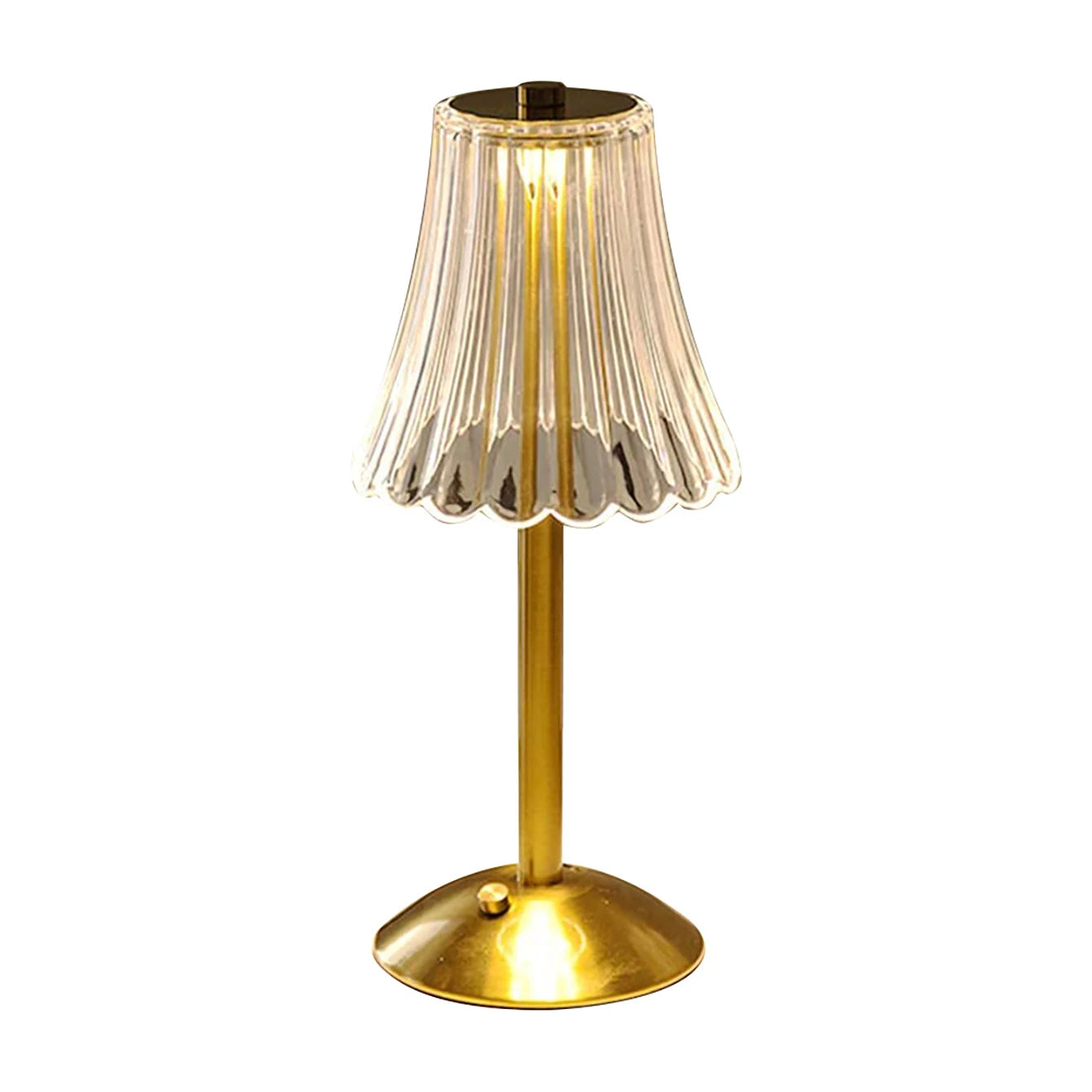 Table lamp bedroom, bedside lamp light luxury diamond crystal lamp high-end atmosphere lamp charging touch small night lamp