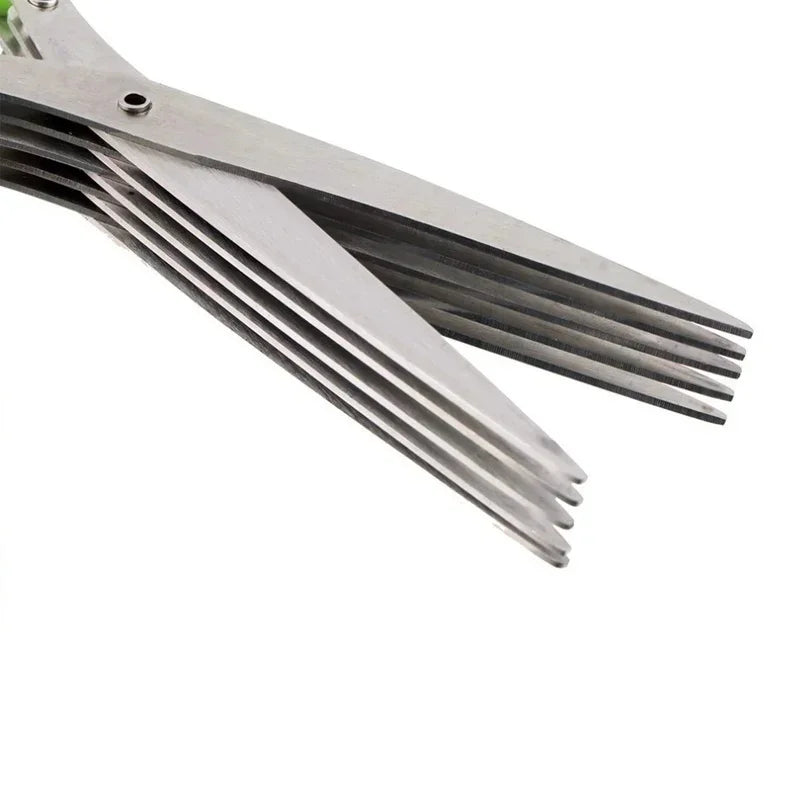 Multi-Layer Stainless Steel Herb & Scallion Kitchen Scissors