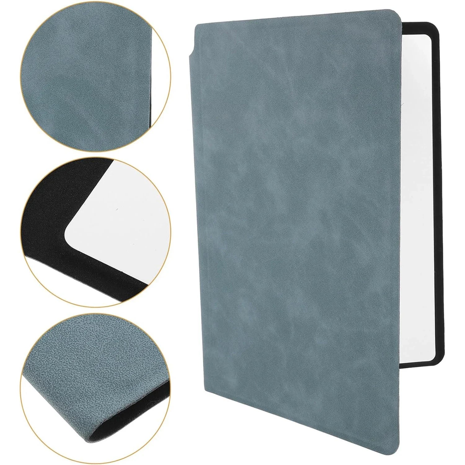 Reusable Whiteboard Notebook Weekly Planner Portable A5 Stylish Office Notebooks Leather Memo Free Whiteboard Pen Erasing Clot