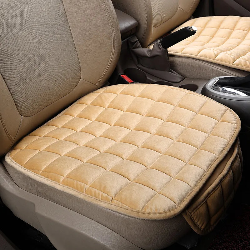 Almofada de Assento de Carro Universal, Capa de Banco Dianteiro de Carro Quente de Inverno, Almofada Respirável Antiderrapante para Carros Camião Carrinha SUV Cadeira de Escritório