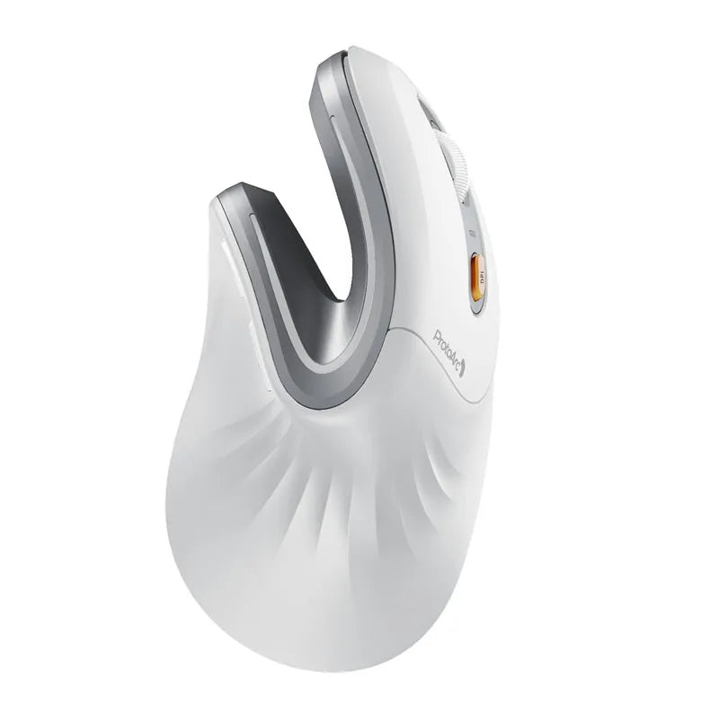 ProtoArc Ergonomic Mouse, EM11 NL Bluetooth Rechargeable Wireless Vertical Mouse 3 Multi-Device Connectivity for Computer/PC
