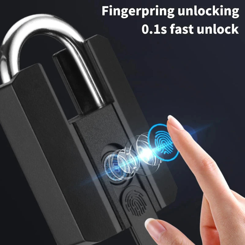 BBDHOME Smart Padlock TTlock App Control Fingerprint Keyless Waterproof IP67 Outdoor Biometric Tough Suitable Gym High Quality