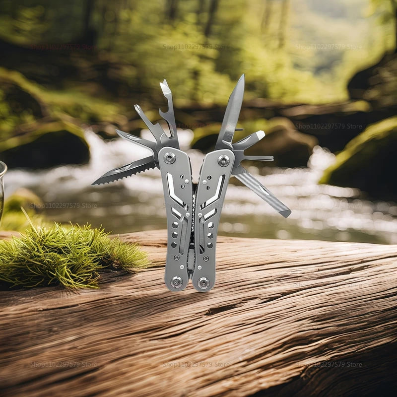 Premium 24-in-1 Stainless Steel Survival Multi-Tool Pliers Set
